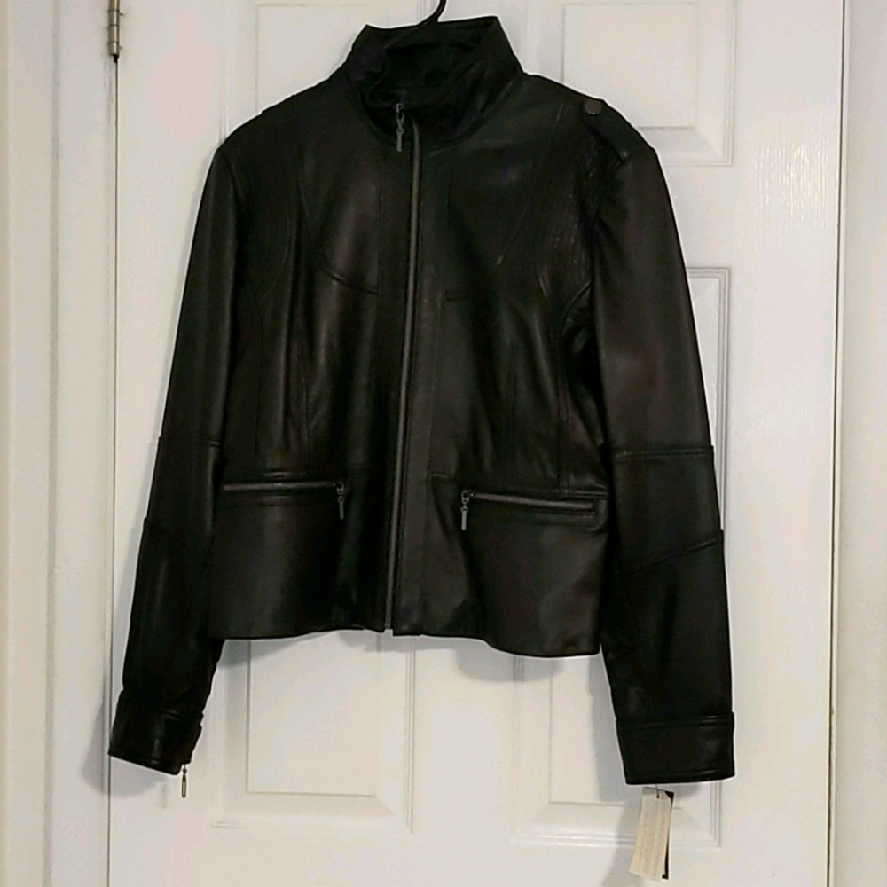Kenneth Cole Reaction Leather Jacket